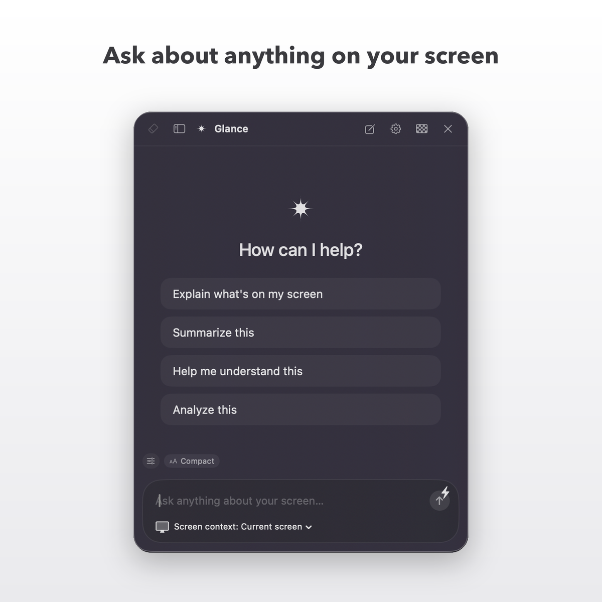 Glance Plus